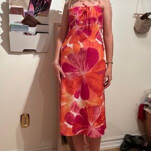 Vintage Garage hibiscus dress 🌺